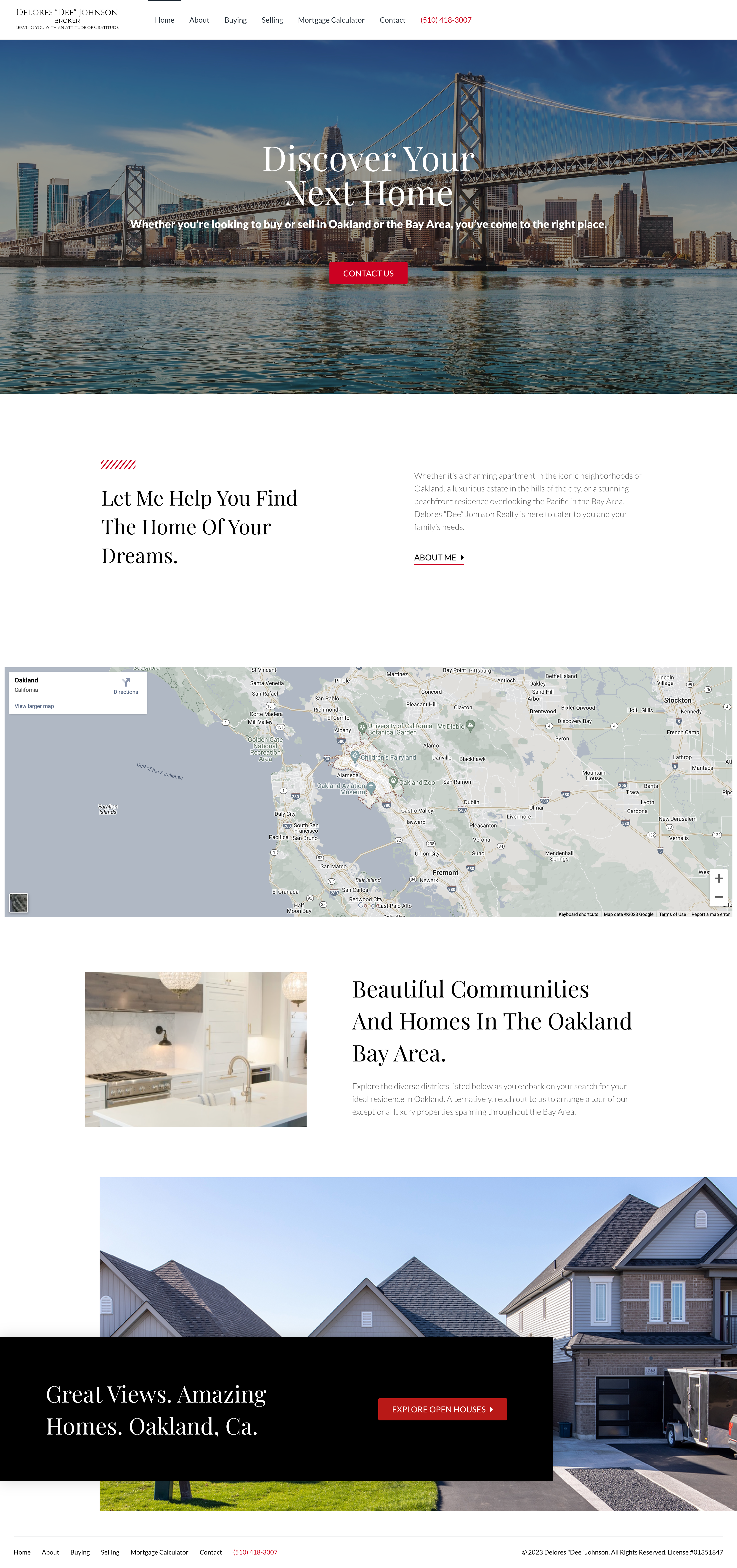 real estate agent in the bay area as an example for a Fort Worth Real Estate agent
